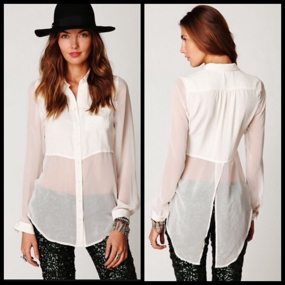 Free People Tops - Free people ivory tunic